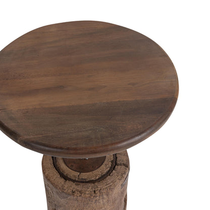 Amira 18" Large Round Accent Table