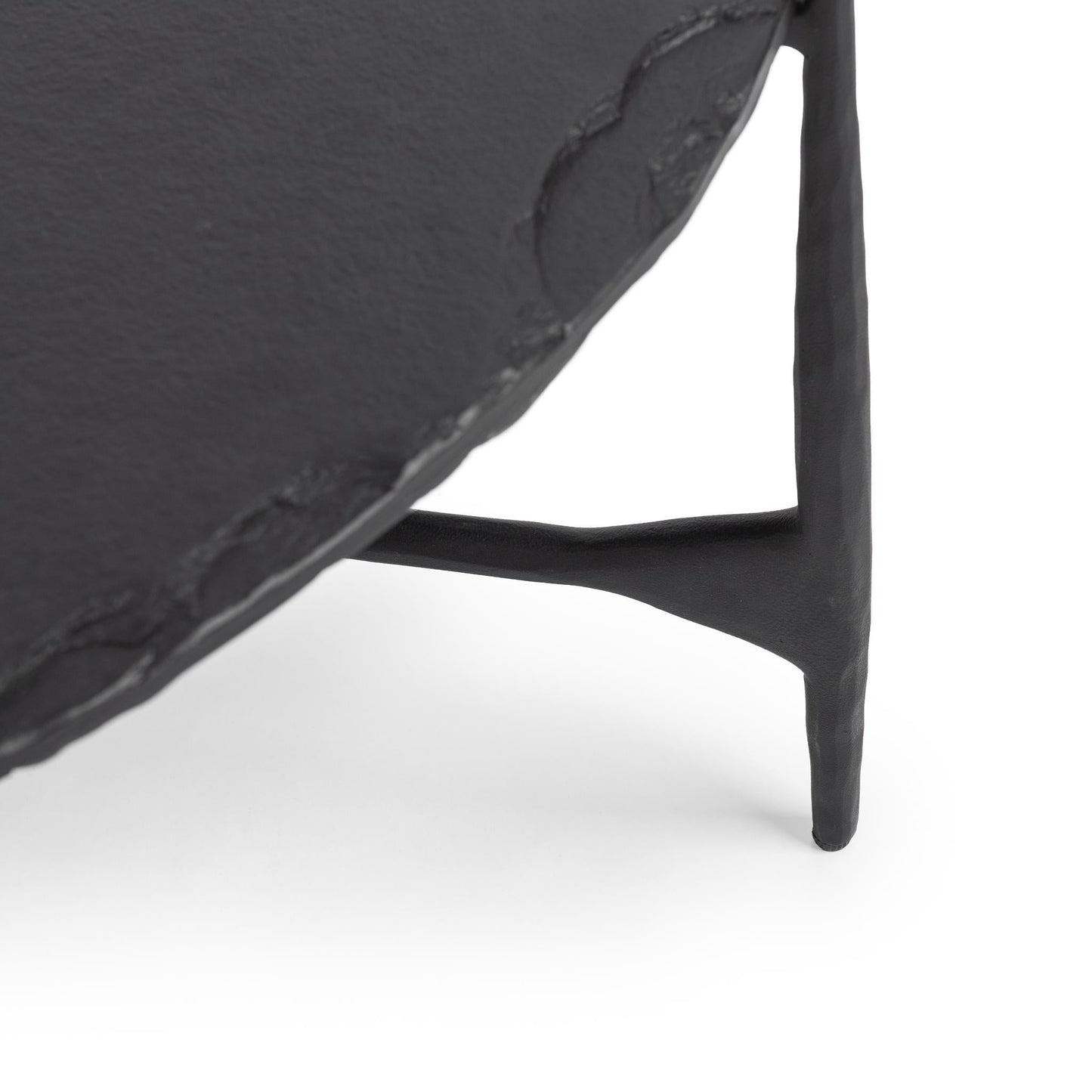 Luka 36" Round End Table - Charcoal Forge
