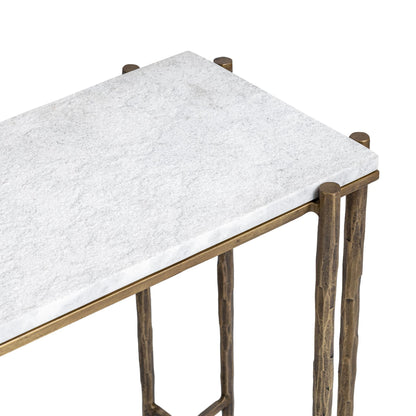 Jasmine Console Table - Moonstone White