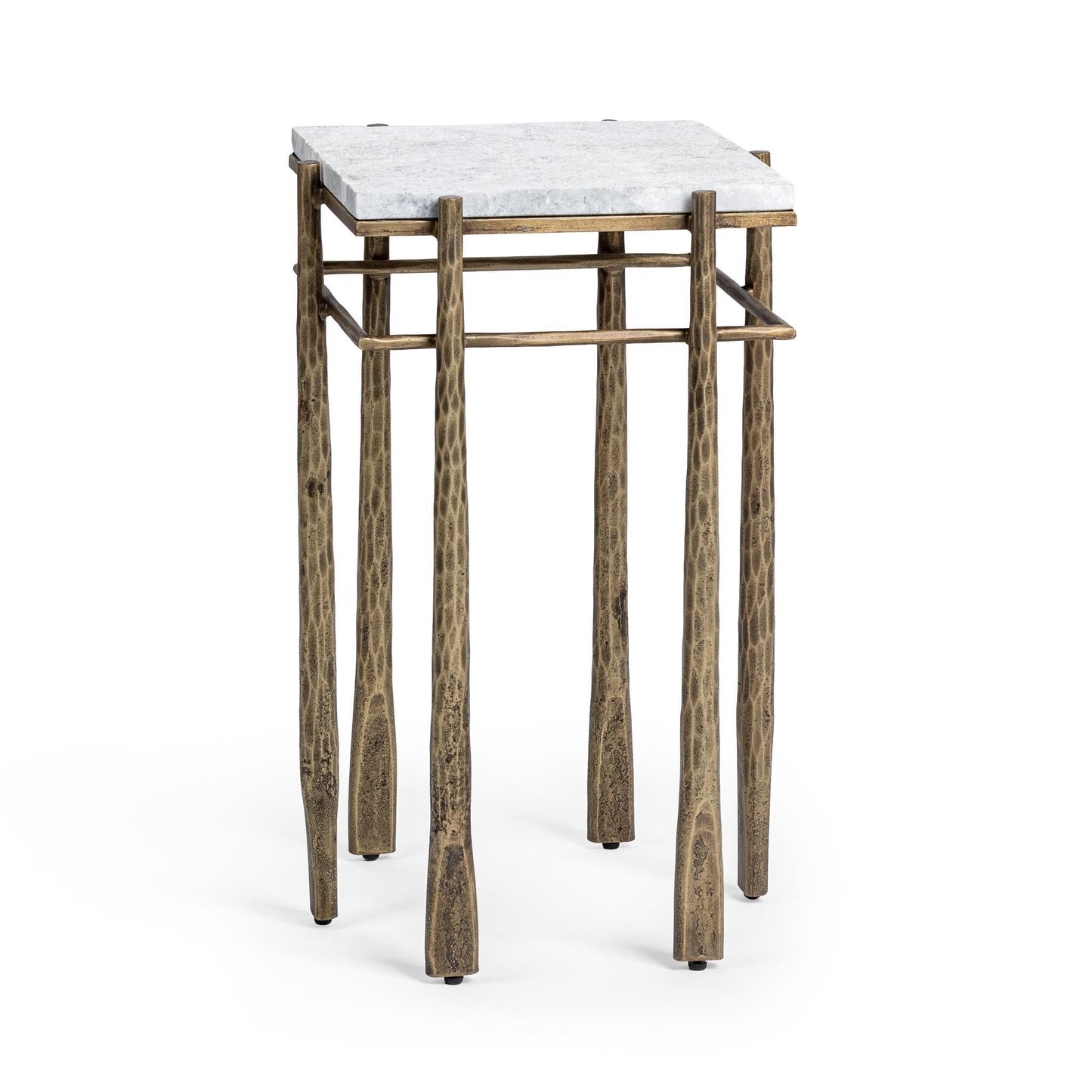 Jasmine End Table - Moonstone White