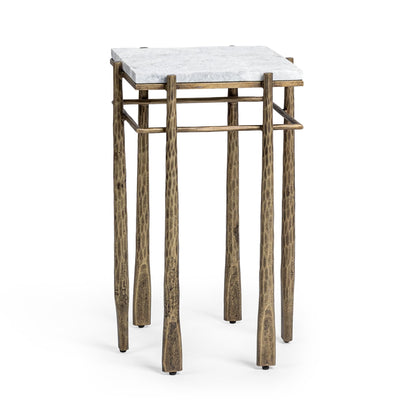 Jasmine End Table - Moonstone White