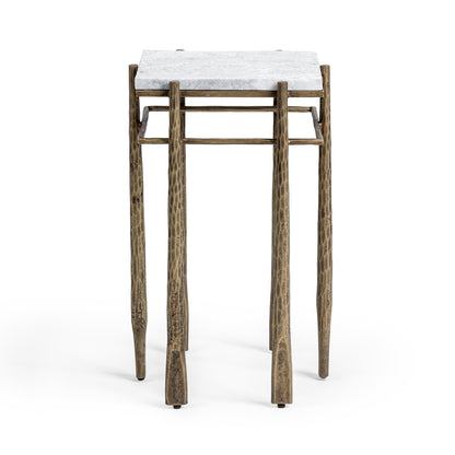 Jasmine End Table - Moonstone White