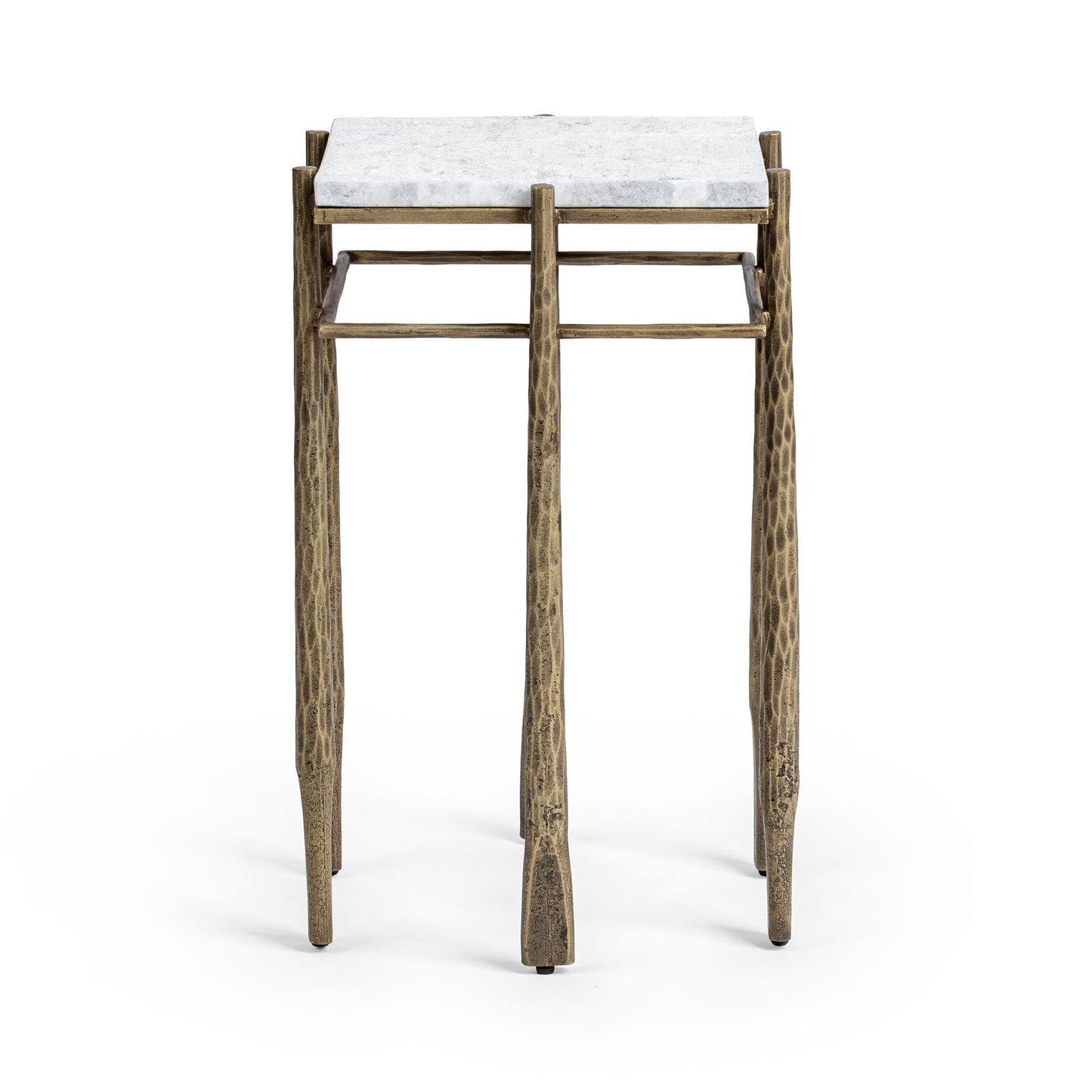 Jasmine End Table - Moonstone White