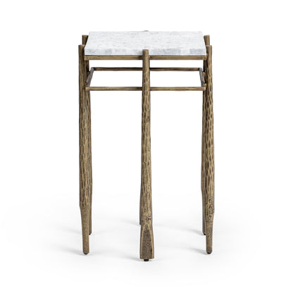 Jasmine End Table - Moonstone White