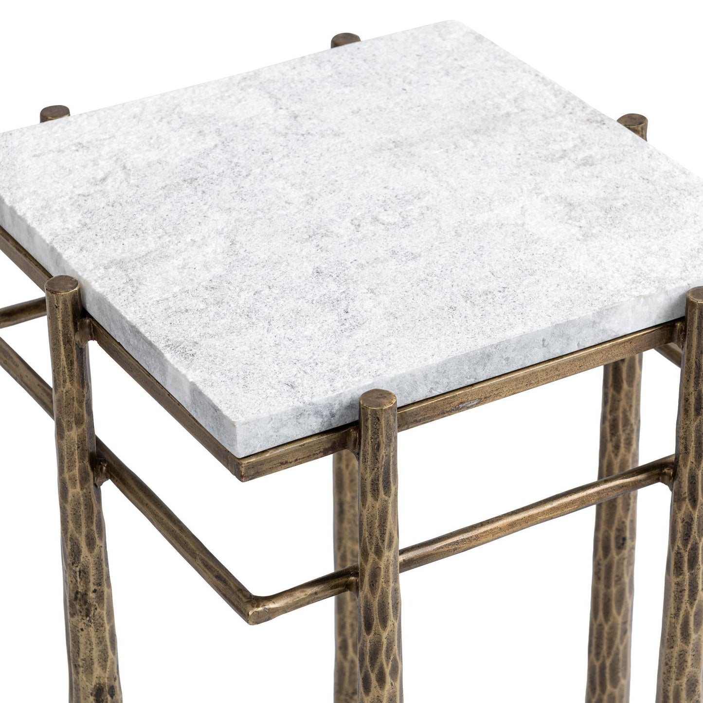 Jasmine End Table - Moonstone White