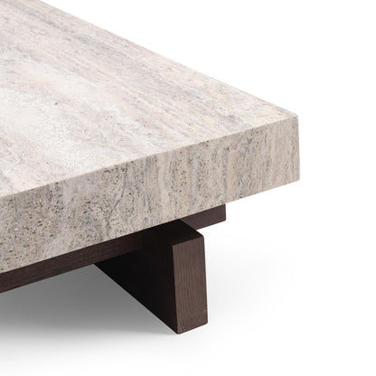 Alysa 54" Square Coffee Table - Riverstone Blend