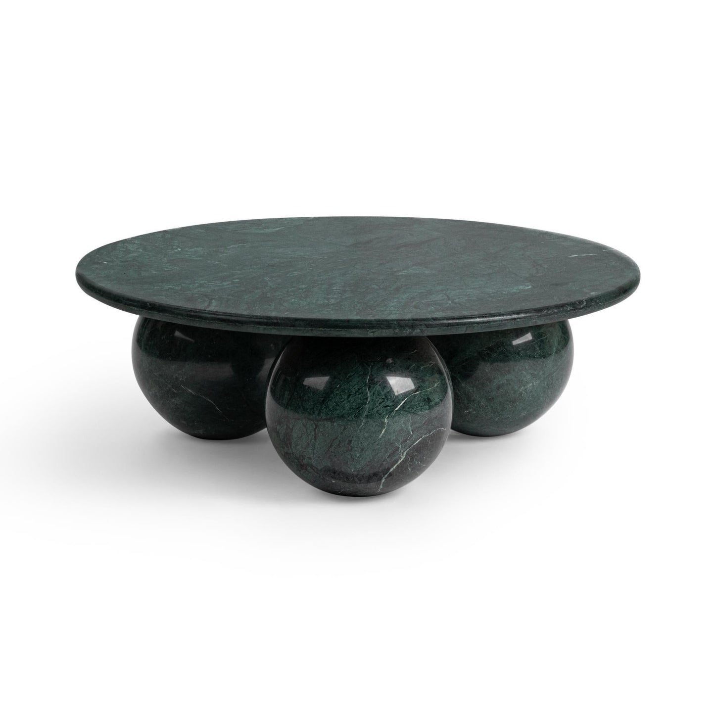 Castello 39" Round Coffee Table - Forest Green