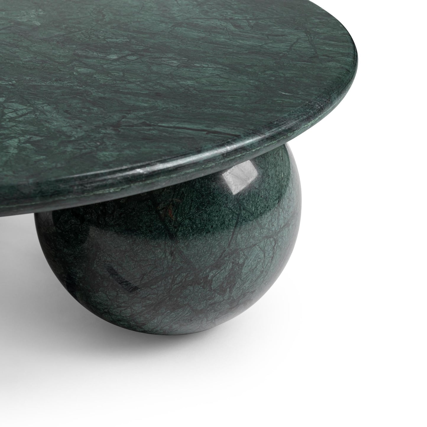 Castello 39" Round Coffee Table - Forest Green
