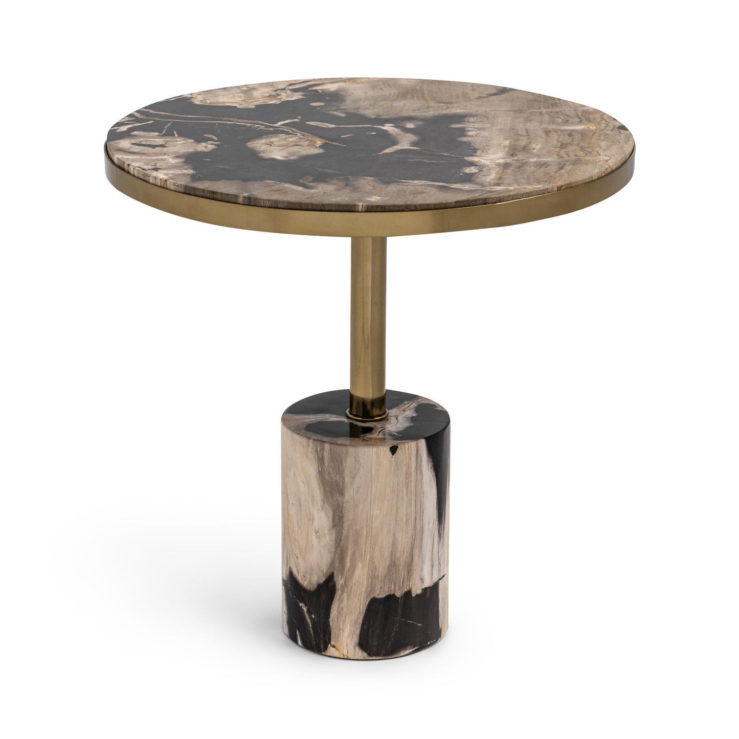 Jordyn Round Large Accent Table - Molten Husk