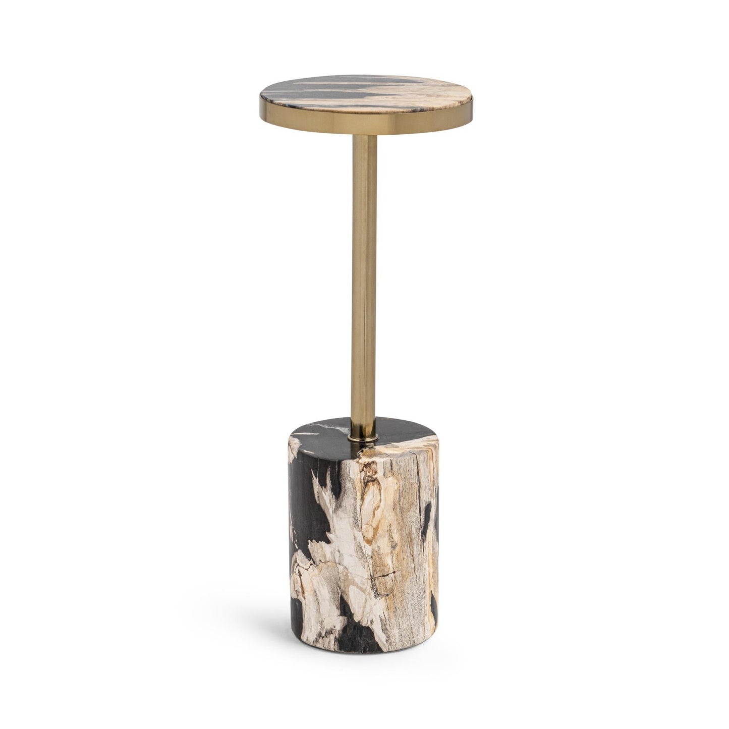 Jordyn Round Medium Accent Table - Molten Husk