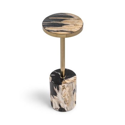 Jordyn Round Medium Accent Table - Molten Husk