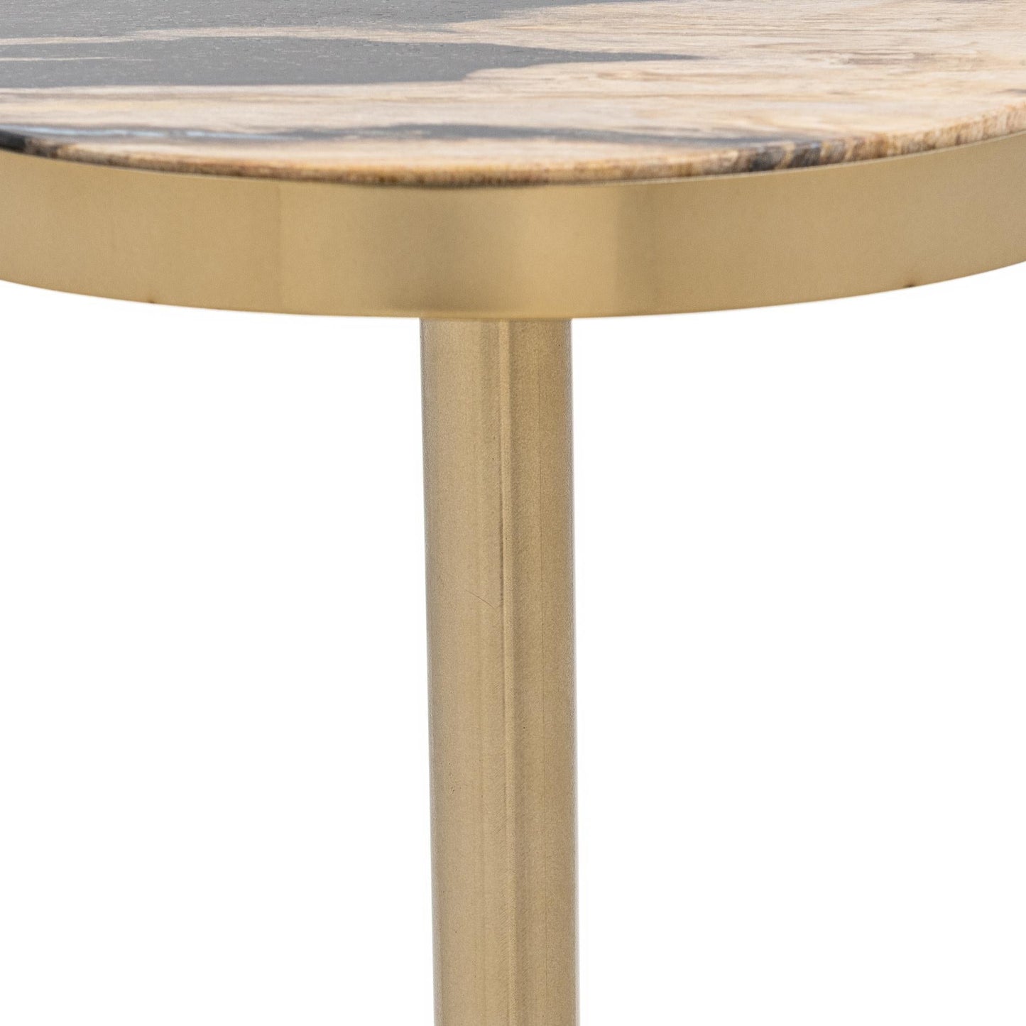 Jordyn Round Medium Accent Table - Molten Husk