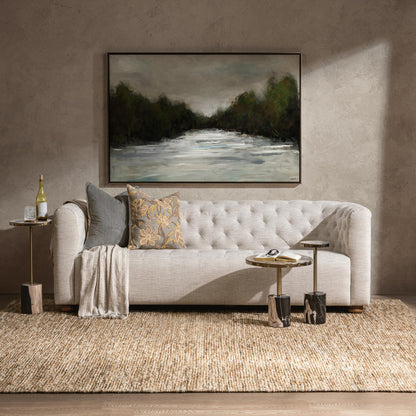 Jordyn Round Medium Accent Table - Molten Husk