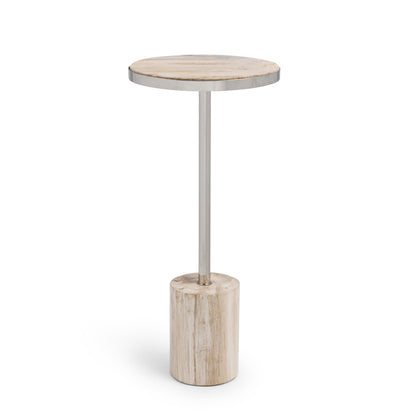 Jordyn Round Medium Accent - Table Sepia Vein