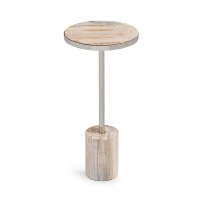 Jordyn Round Medium Accent - Table Sepia Vein