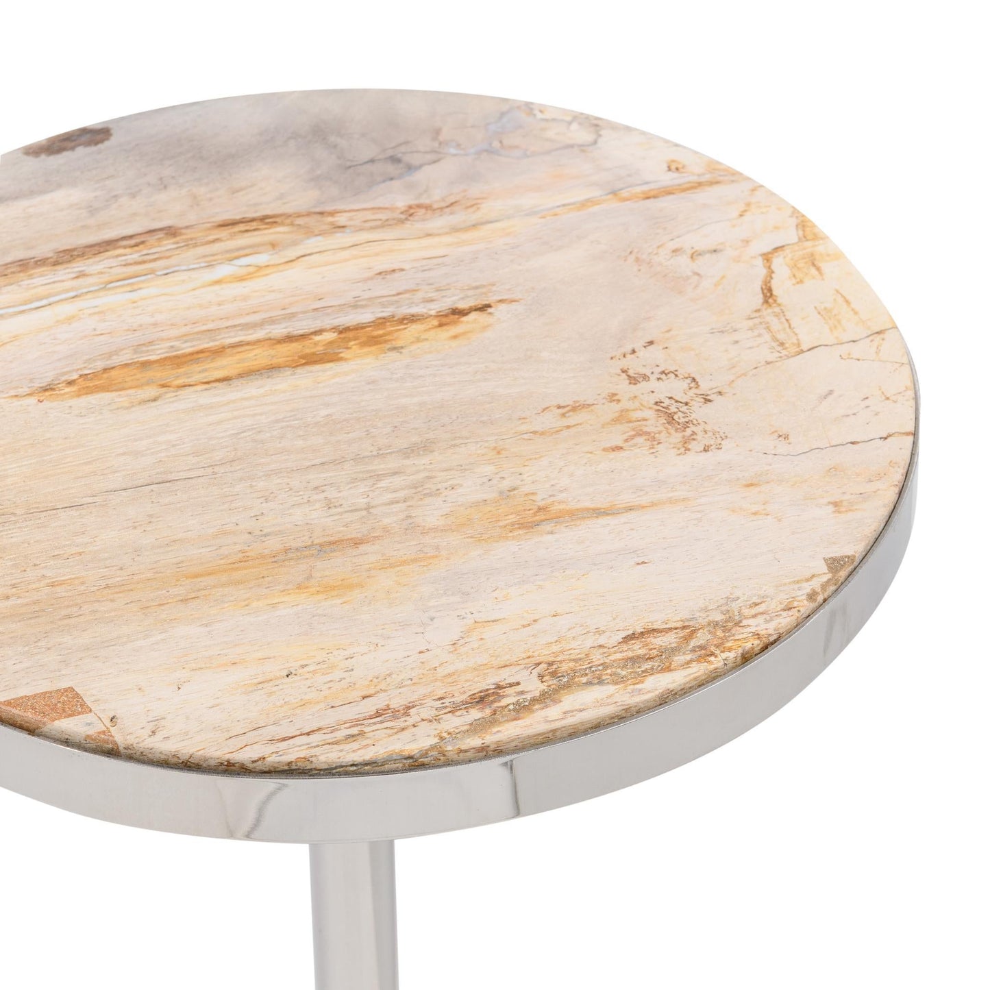 Jordyn Round Medium Accent - Table Sepia Vein