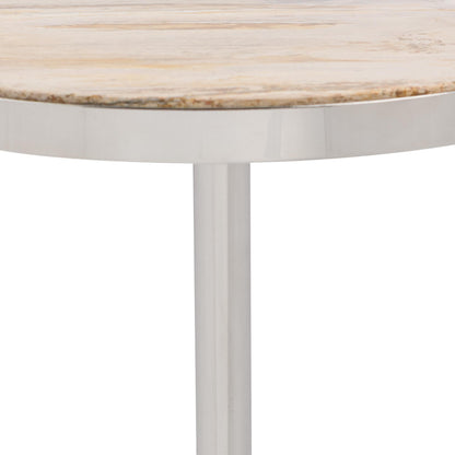Jordyn Round Medium Accent - Table Sepia Vein