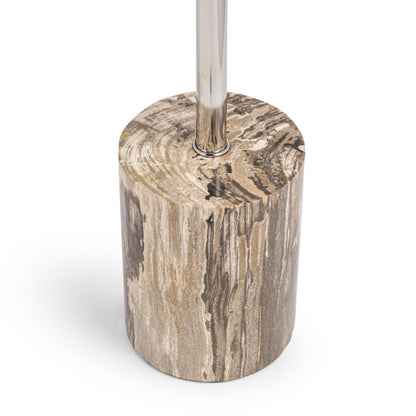Jordyn Round Small Accent Table - Sepia Vein