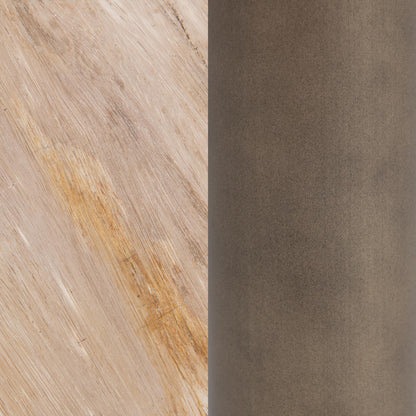 Melia Round Large Accent Table - Sepia Vein