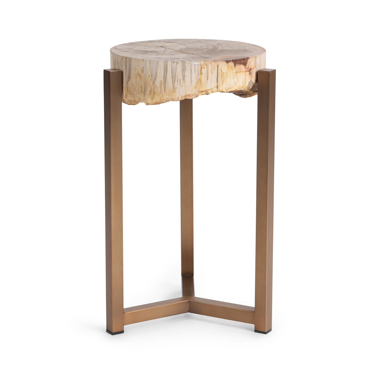 Breanna Round Large Accent Table - Sepia Vein