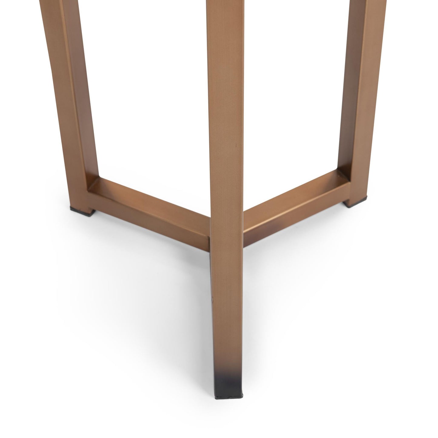 Breanna Round Large Accent Table - Sepia Vein