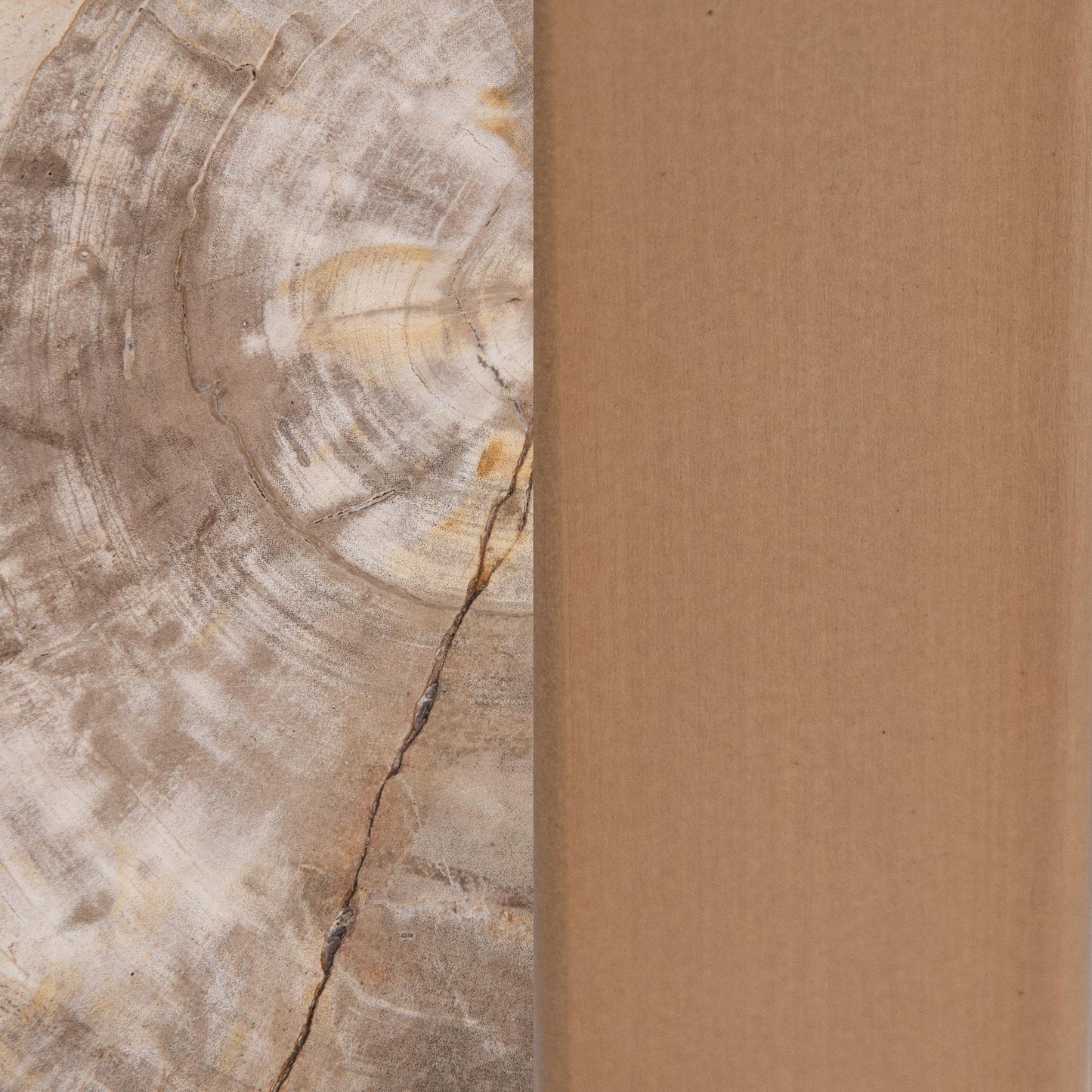 Breanna Round Large Accent Table - Sepia Vein
