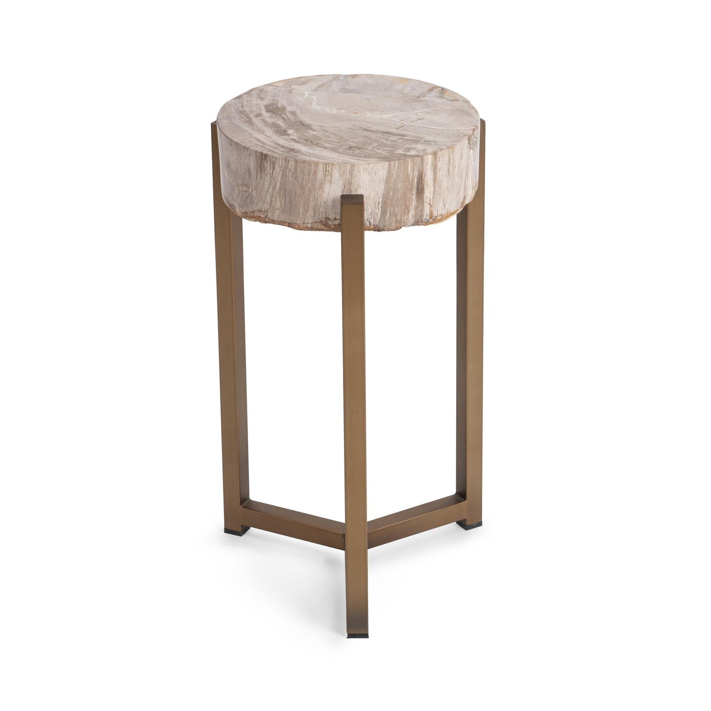 Breanna Round Medium Accent - Table Sepia Vein