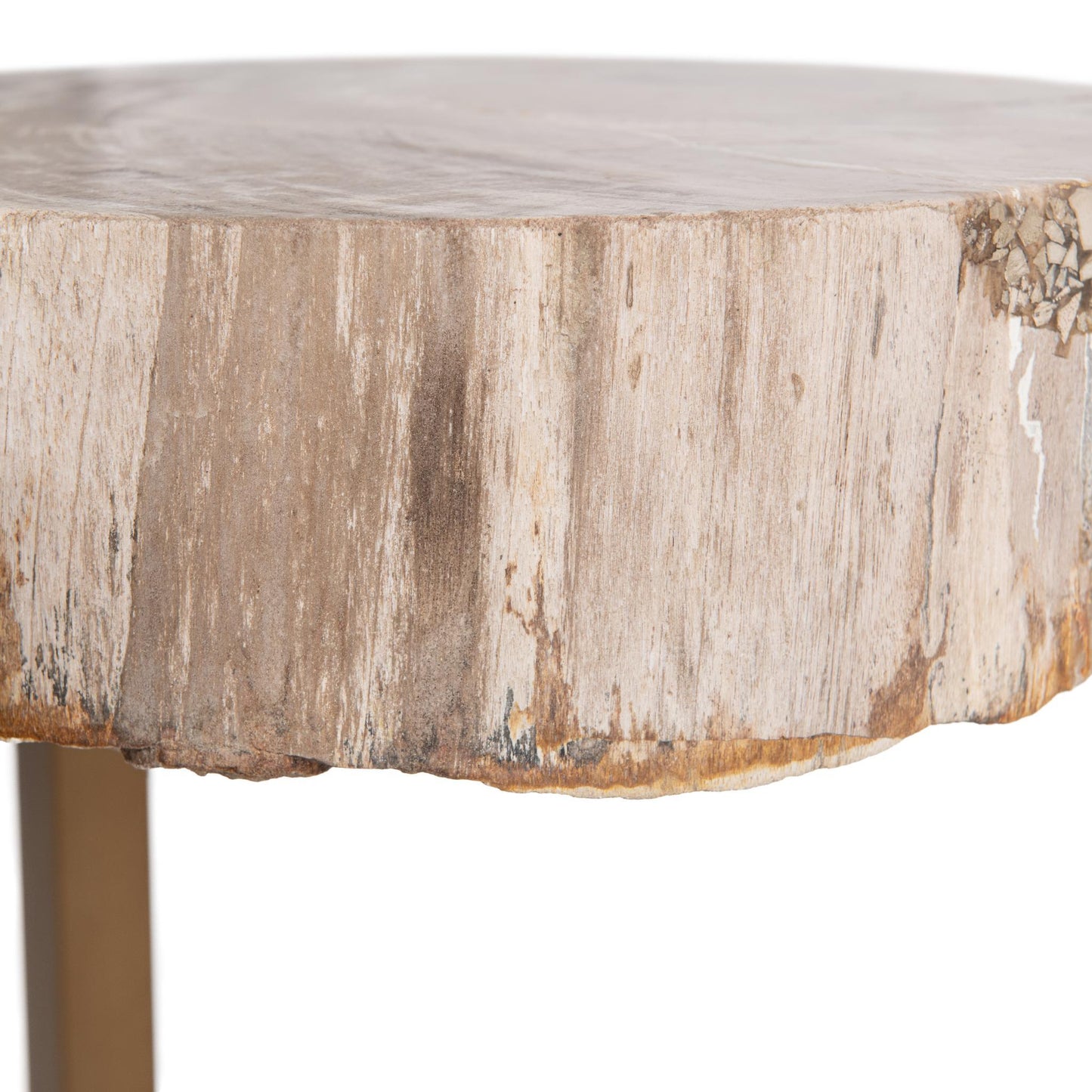Breanna Round Medium Accent - Table Sepia Vein
