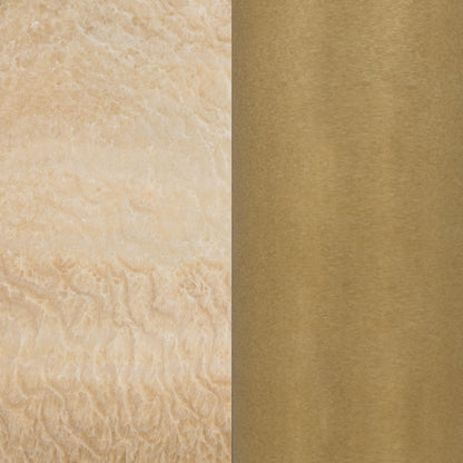 Jordyn Round Large Accent Table - Champagne