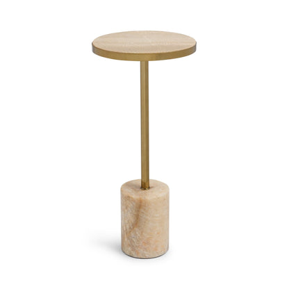 Jordyn Round Medium Accent Table - Champagne