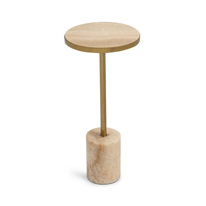 Jordyn Round Medium Accent Table - Champagne