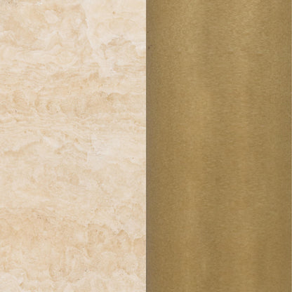 Jordyn Round Small Accent Table - Champagne