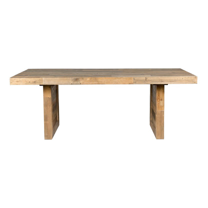 Omni 82" Dining Table Natural Pine