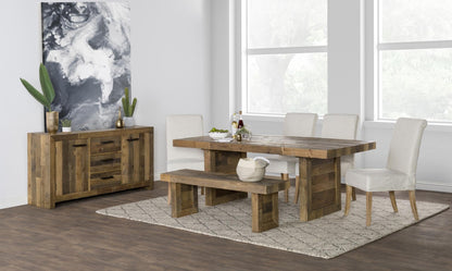 Omni 82" Dining Table Natural Pine