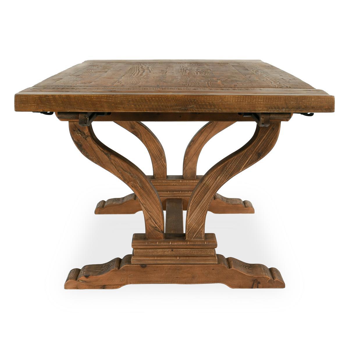 Alexander Extending Dining Table - Brown