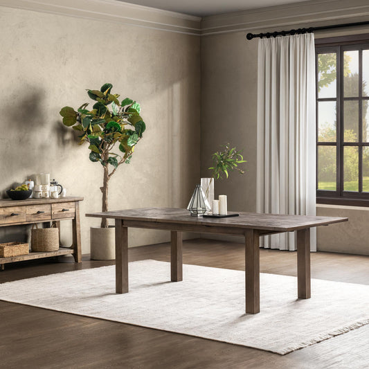 Driftwood 71"-94" Extendable Dining Table - Distressed Brown