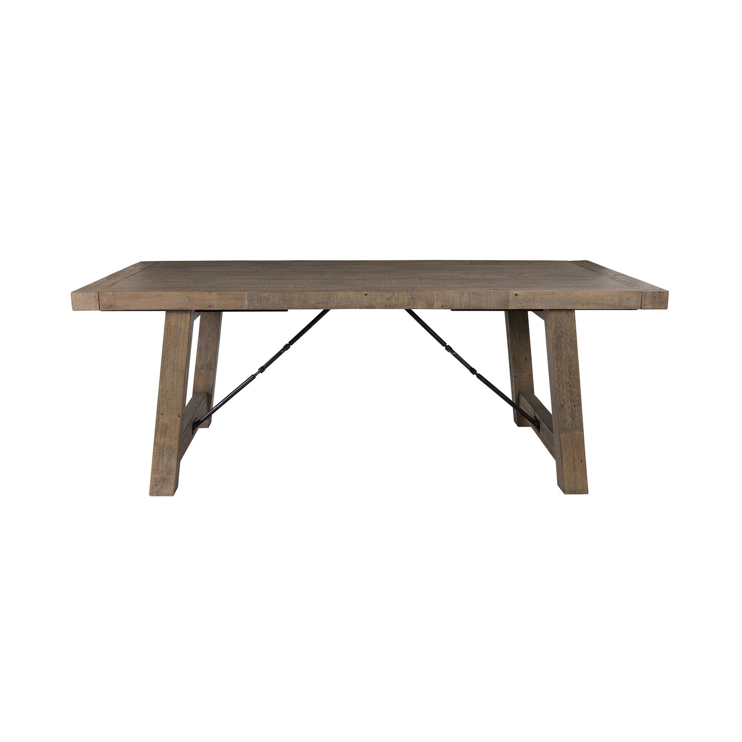 Tuscany 84"-106" Extendable Dining Table - Distressed Brown