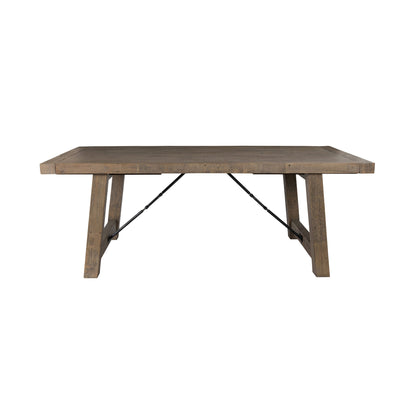 Tuscany 84"-106" Extendable Dining Table - Distressed Brown