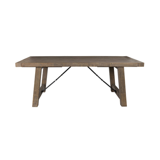 Tuscany 84"-106" Extendable Dining Table - Distressed Brown