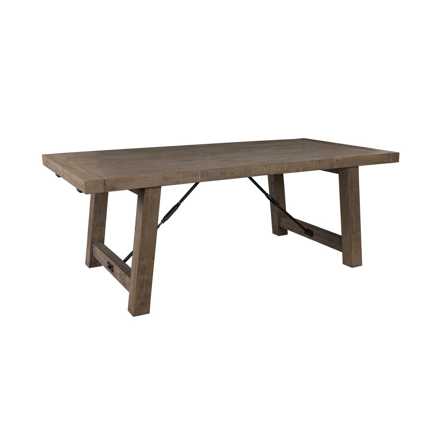 Tuscany 84"-106" Extendable Dining Table - Distressed Brown