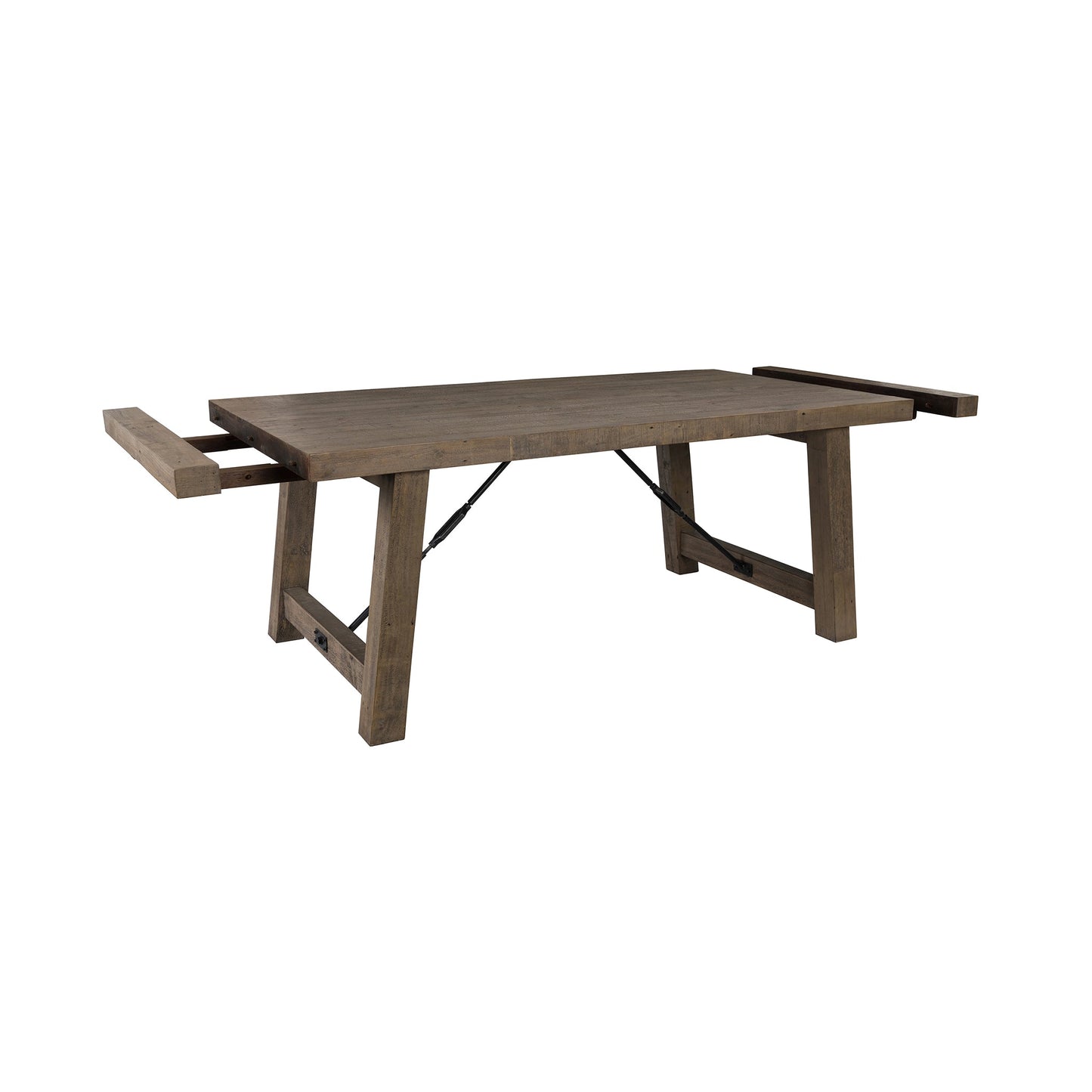 Tuscany 84"-106" Extendable Dining Table - Distressed Brown