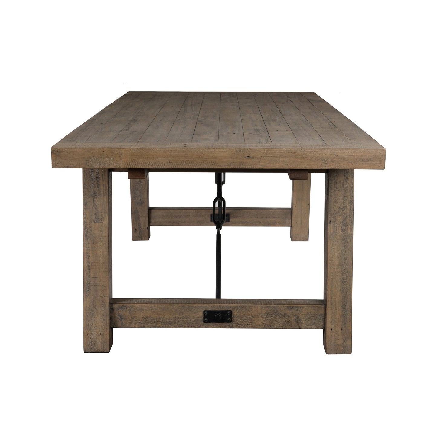 Tuscany 84"-106" Extendable Dining Table - Distressed Brown
