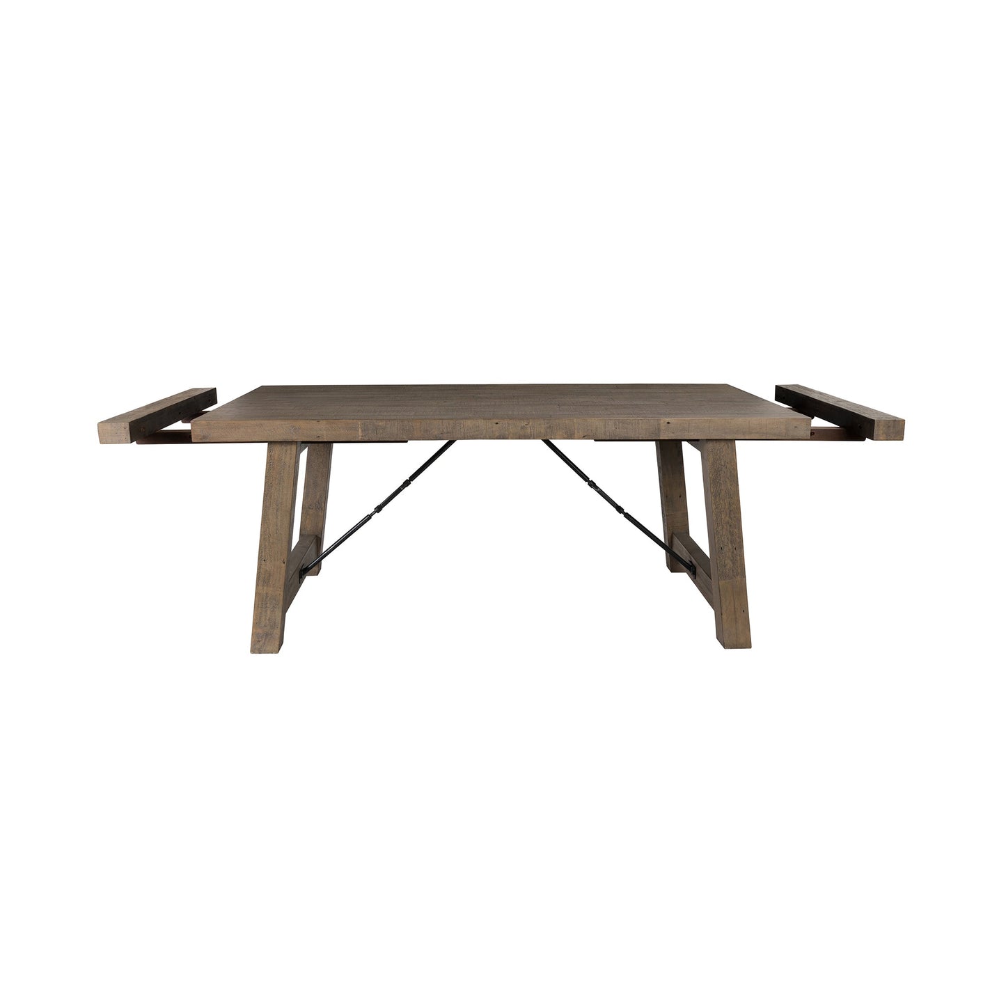 Tuscany 84"-106" Extendable Dining Table - Distressed Brown