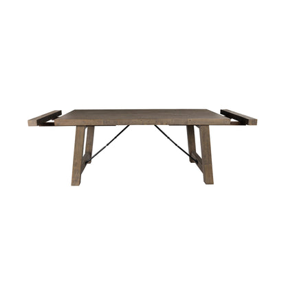 Tuscany 84"-106" Extendable Dining Table - Distressed Brown