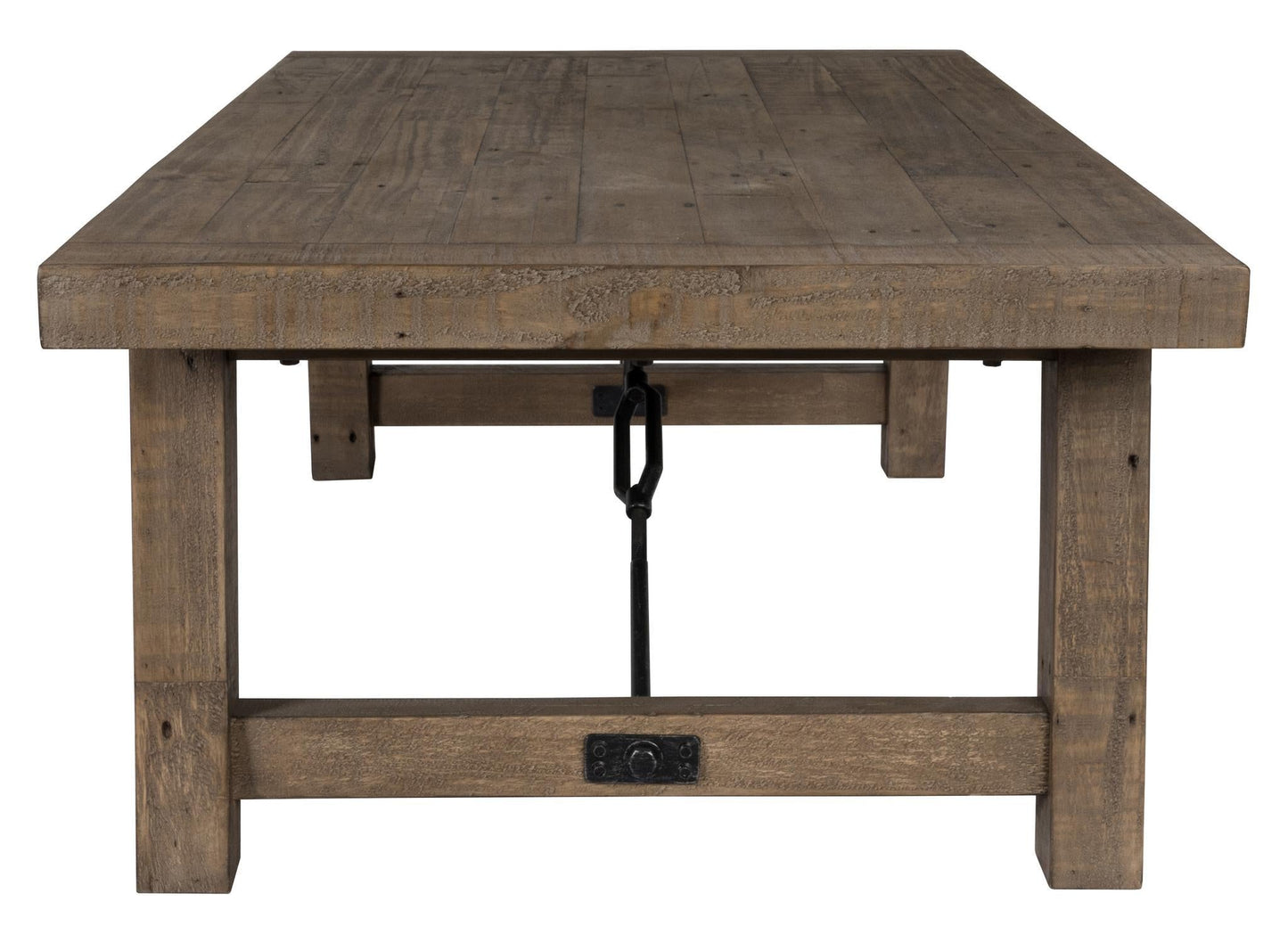 Tuscany 55" Coffee Table Distressed Brown
