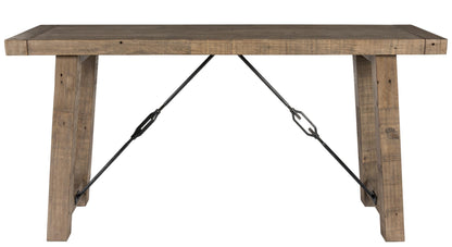 Tuscany 60" Console Table Distressed Brown