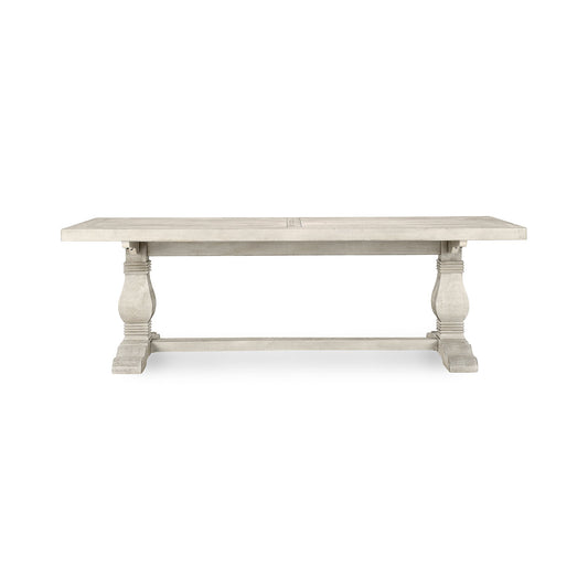 Caleb 94" Dining Table Distressed Ivory