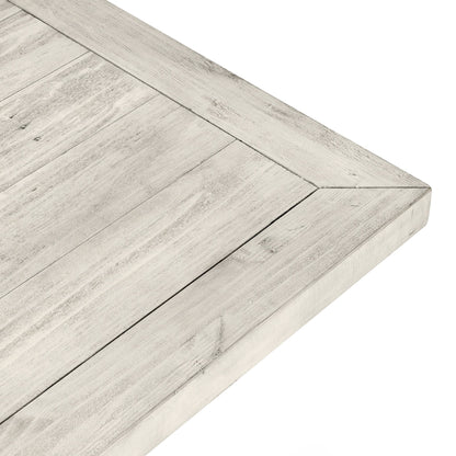 Caleb 94" Dining Table Distressed Ivory