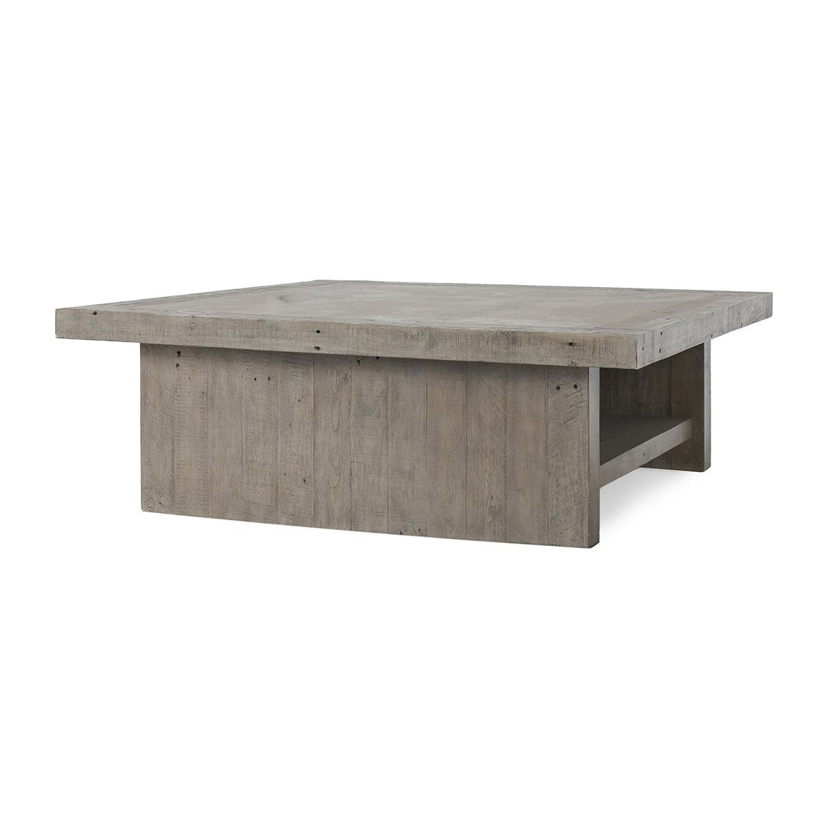 Stonebridge Square Coffee Table - Distressed Gray