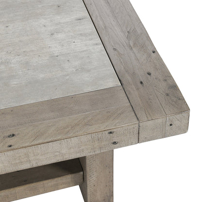 Stonebridge Square Coffee Table - Distressed Gray